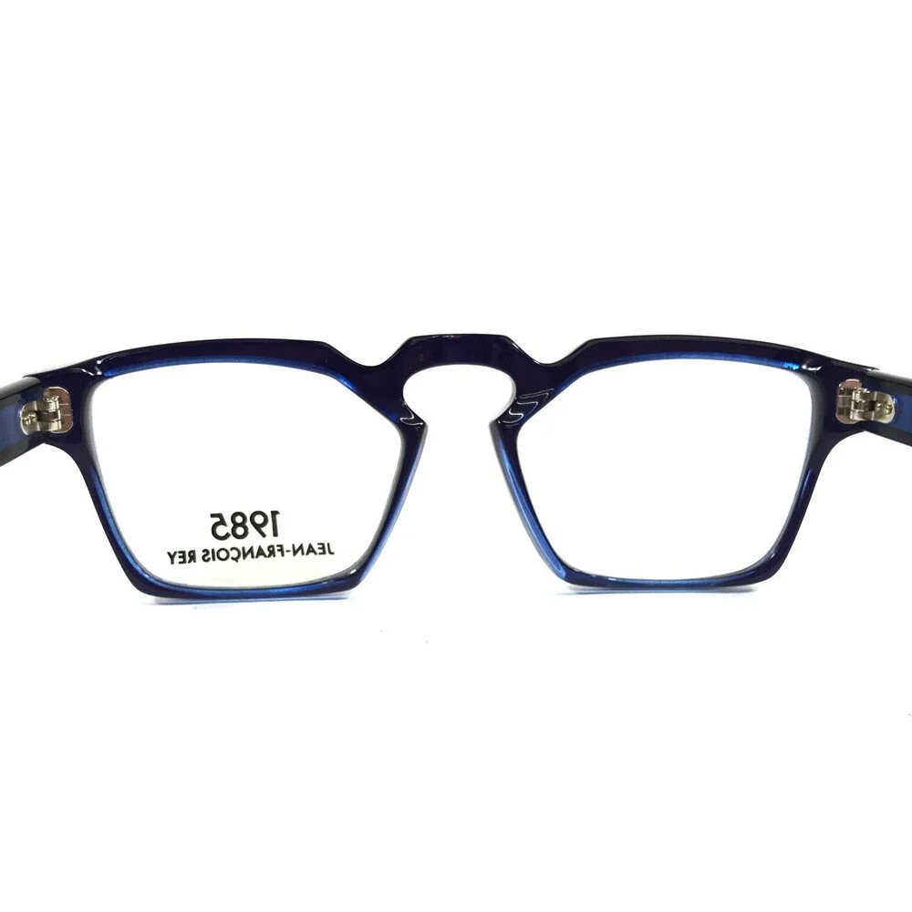 Jean-Francois Rey Eyeglasses Frames NIXON 2525 Black on Clear Blue 51-19-150
